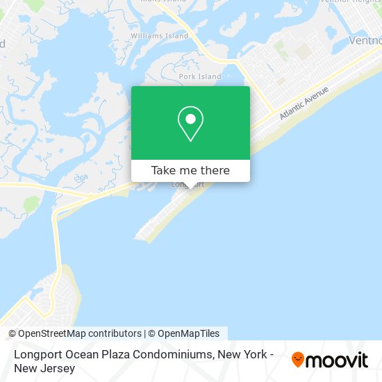 Longport Ocean Plaza Condominiums map