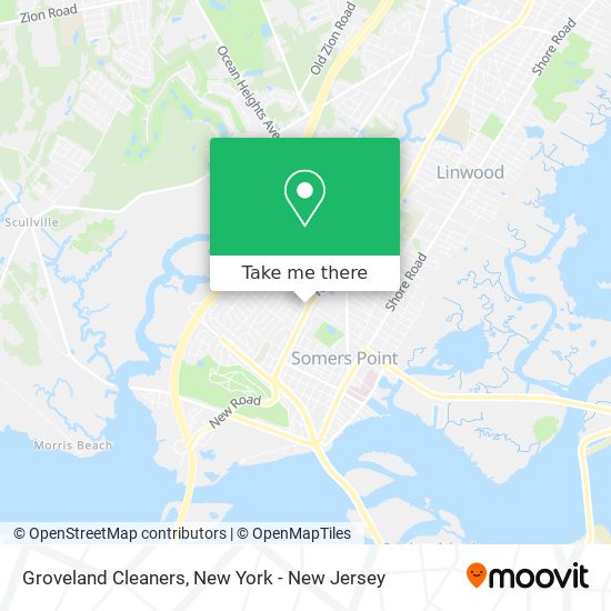 Groveland Cleaners map