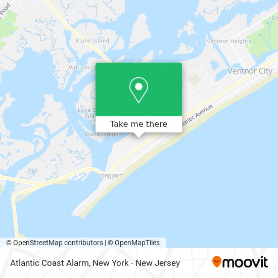 Atlantic Coast Alarm map