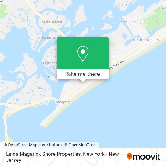 Mapa de Linda Magarick Shore Properties