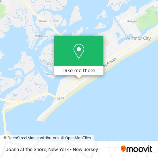 Mapa de Joann at the Shore