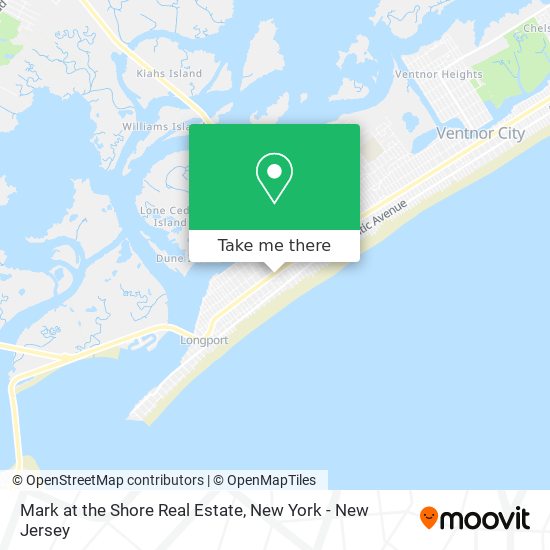 Mapa de Mark at the Shore Real Estate