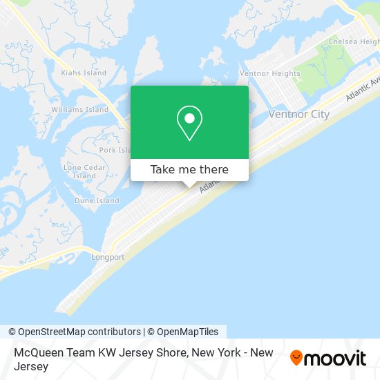 Mapa de McQueen Team KW Jersey Shore