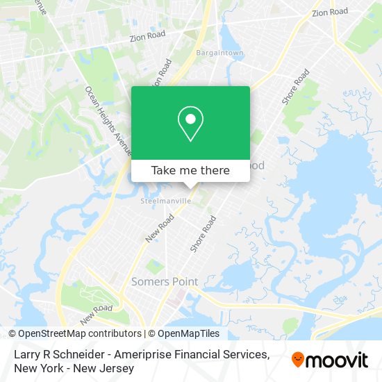 Mapa de Larry R Schneider - Ameriprise Financial Services