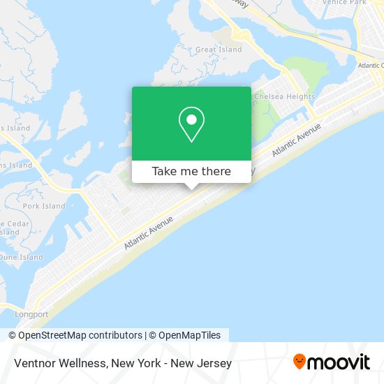 Ventnor Wellness map