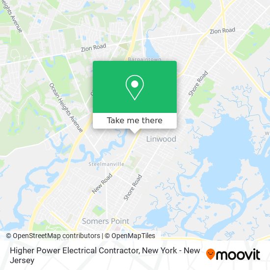 Higher Power Electrical Contractor map