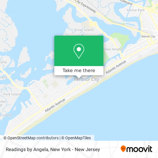 Readings by Angela map