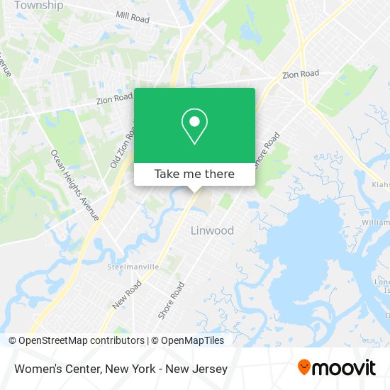 Women's Center map