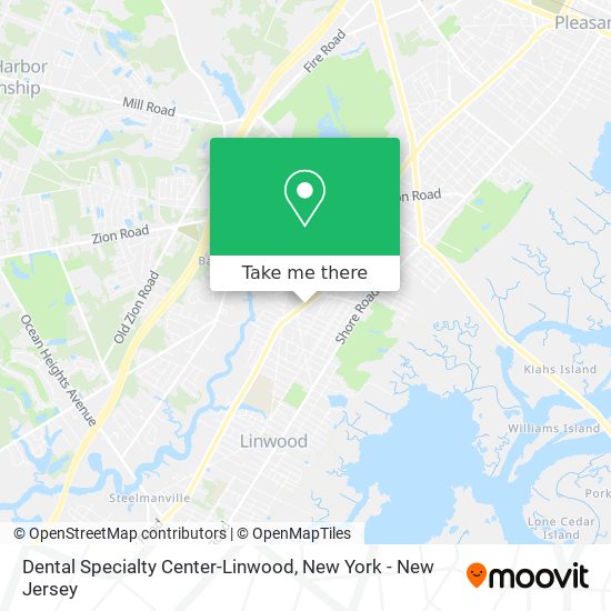Mapa de Dental Specialty Center-Linwood