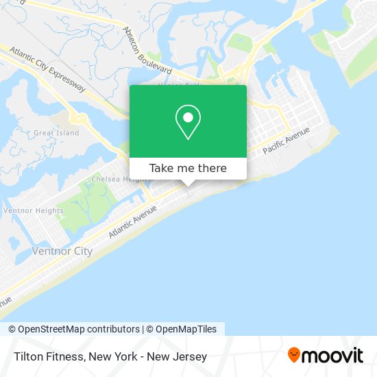 Tilton Fitness map