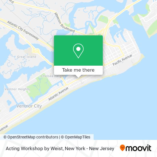 Acting Workshop by Weist map