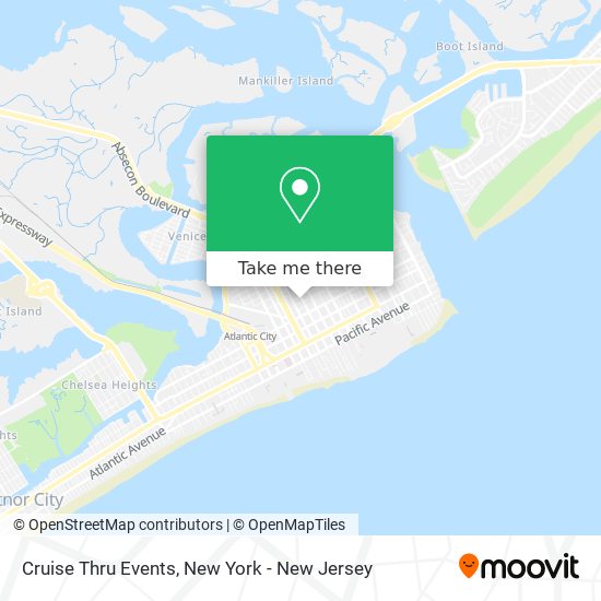 Cruise Thru Events map