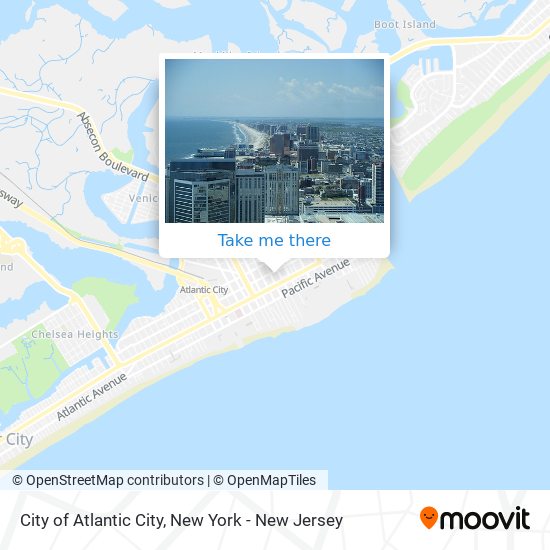 Mapa de City of Atlantic City