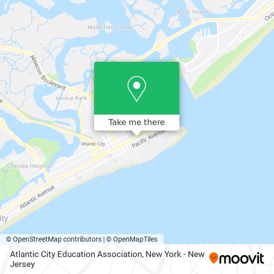 Atlantic City Education Association map