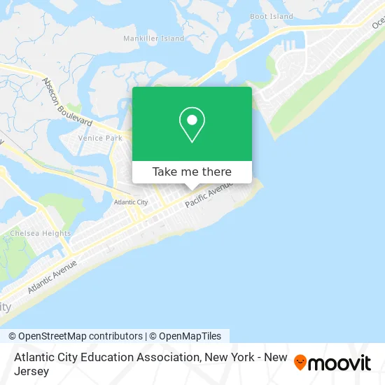 Atlantic City Education Association map