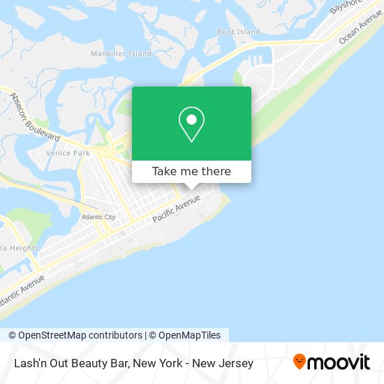 Lash'n Out Beauty Bar map