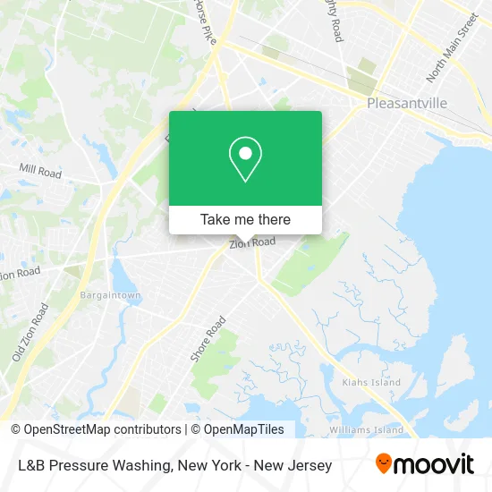 L&B Pressure Washing map