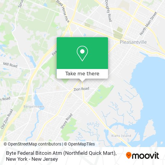 Byte Federal Bitcoin Atm (Northfield Quick Mart) map