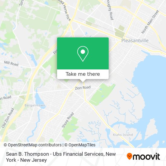 Mapa de Sean B. Thompson - Ubs Financial Services