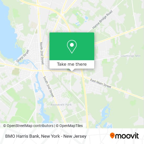 BMO Harris Bank map