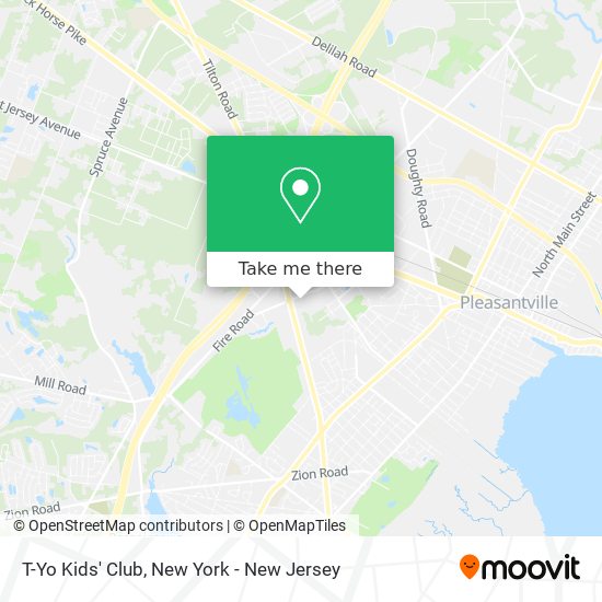 T-Yo Kids' Club map