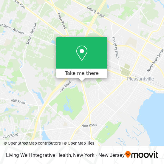 Living Well Integrative Health map