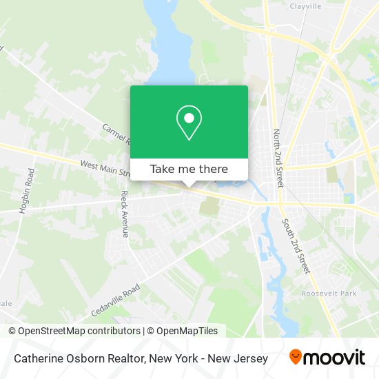 Catherine Osborn Realtor map