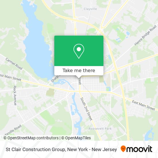 St Clair Construction Group map