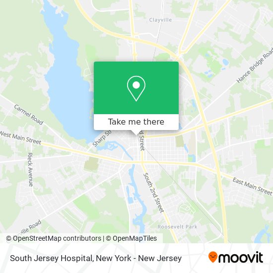 South Jersey Hospital map