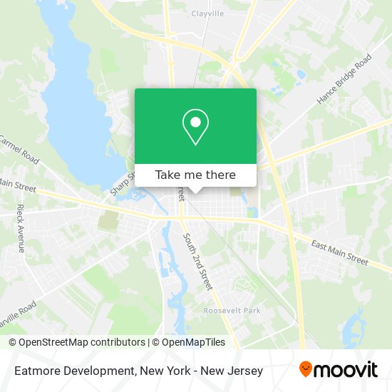 Eatmore Development map