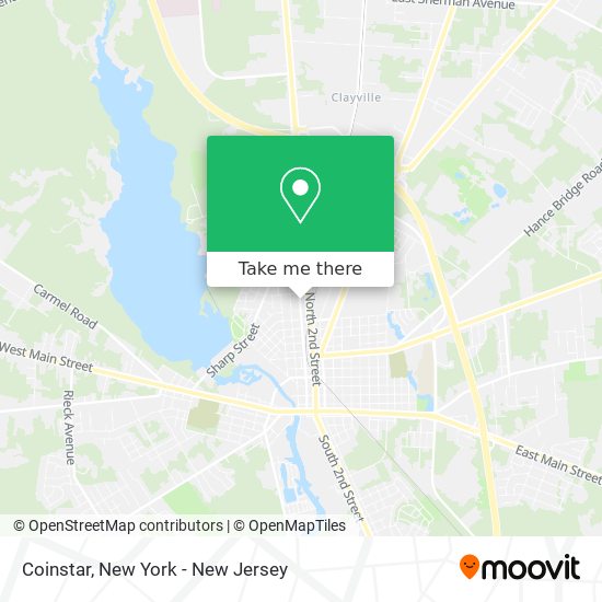 Coinstar map