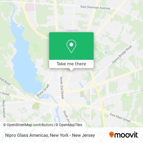 Mapa de Nipro Glass Americas