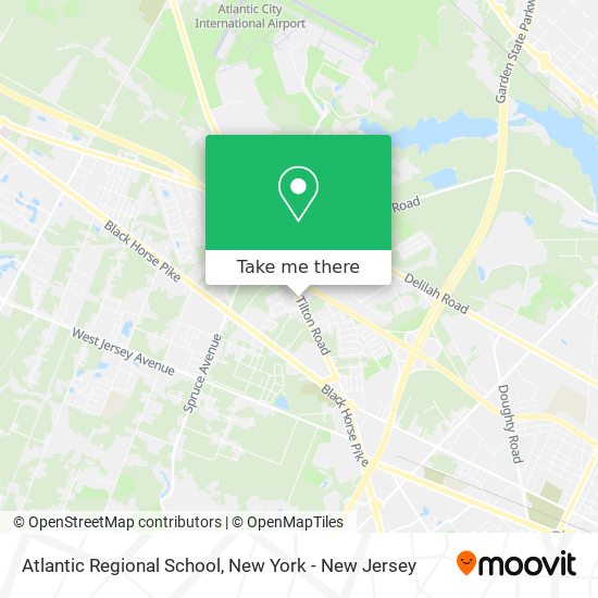 Mapa de Atlantic Regional School