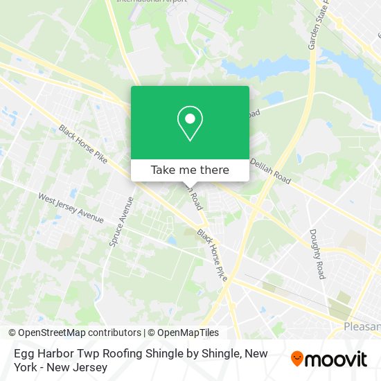 Egg Harbor Twp Roofing Shingle by Shingle map