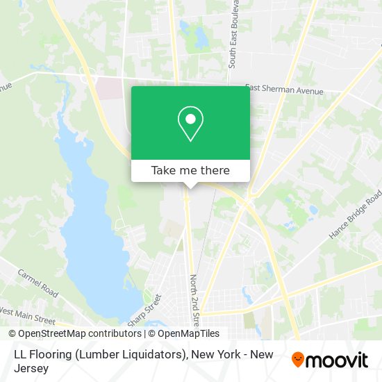 Mapa de LL Flooring (Lumber Liquidators)