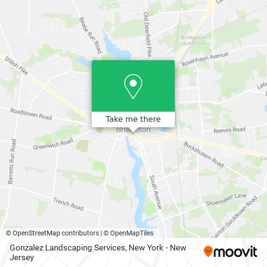 Gonzalez Landscaping Services map