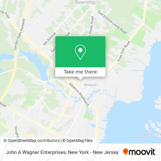 Mapa de John A Wagner Enterprises