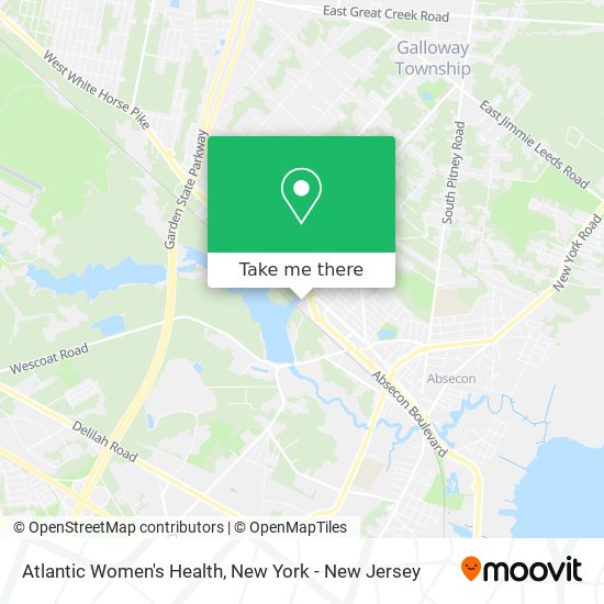 Atlantic Women's Health map