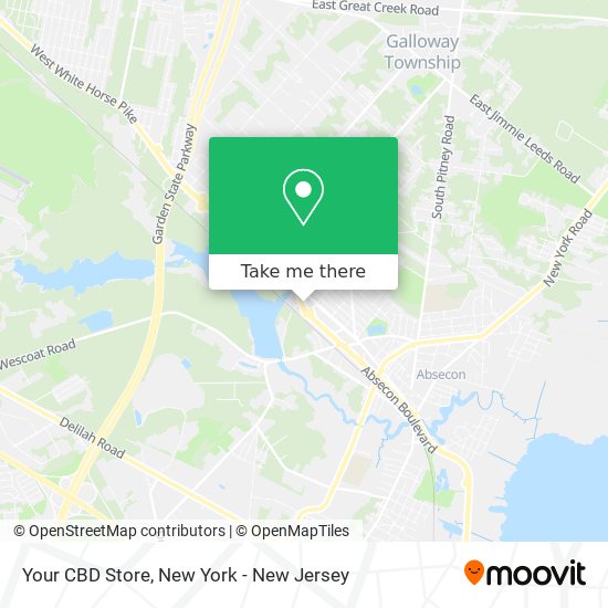Mapa de Your CBD Store