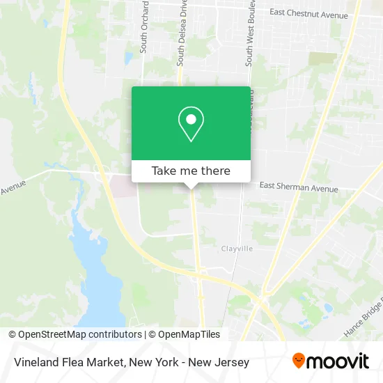 Vineland Flea Market map