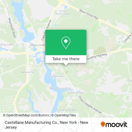 Castellane Manufacturing Co. map