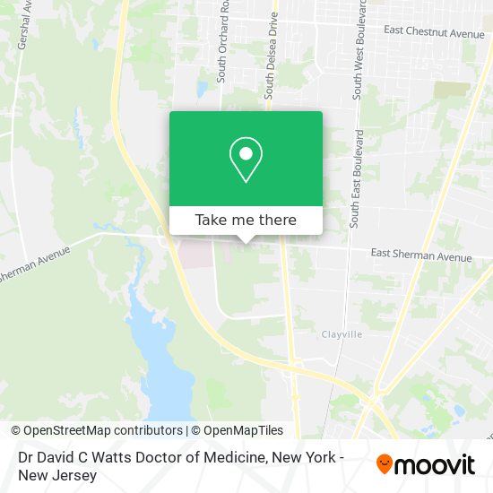 Dr David C Watts Doctor of Medicine map