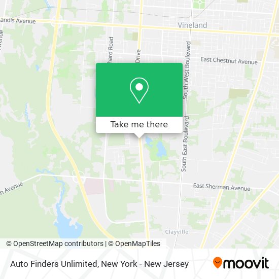 Mapa de Auto Finders Unlimited