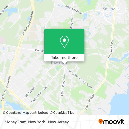 MoneyGram map