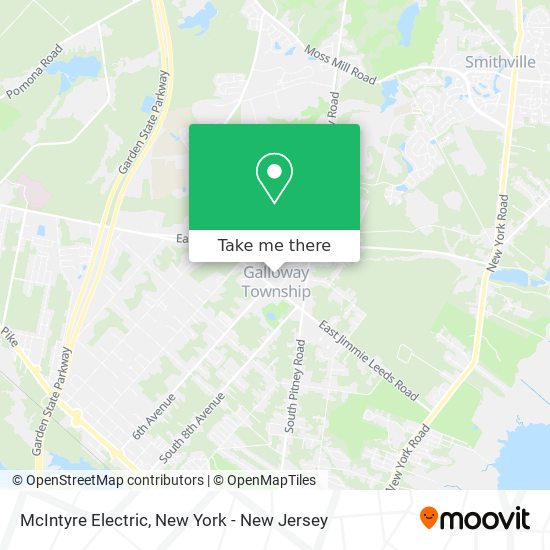 McIntyre Electric map