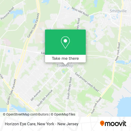 Horizon Eye Care map