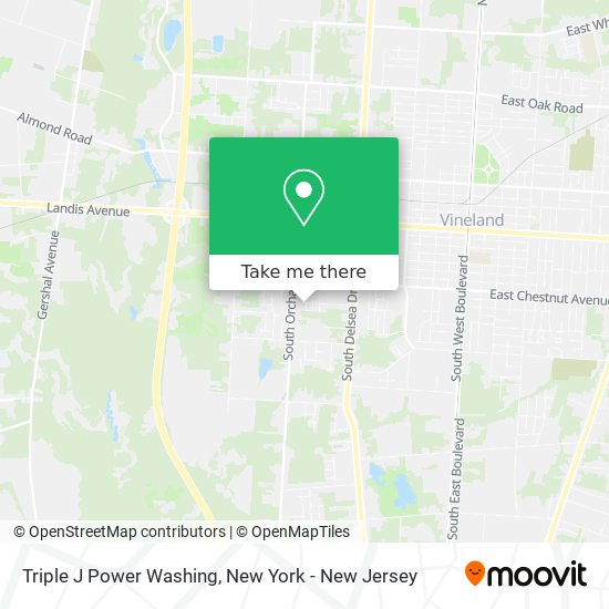 Mapa de Triple J Power Washing