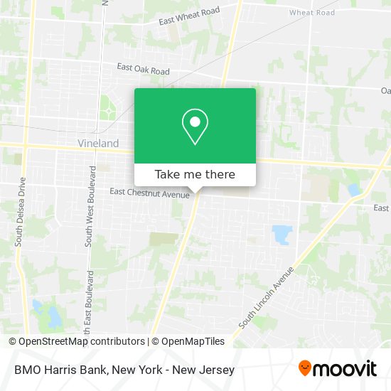 BMO Harris Bank map