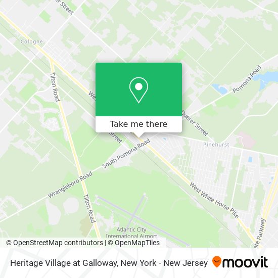 Heritage Village at Galloway map