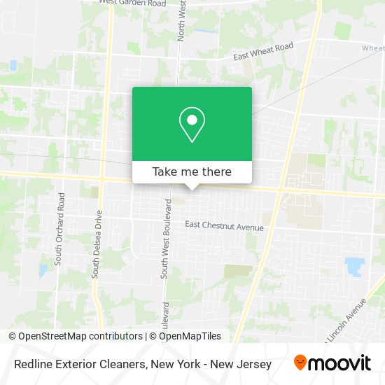 Redline Exterior Cleaners map